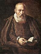 BASSETTI, Marcantonio Portrait of an Old Man with Book g USA oil painting reproduction